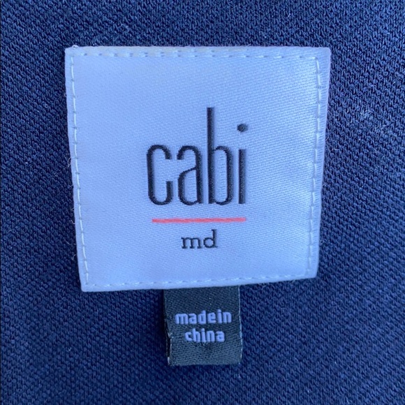 CAbi STYLE #5093 LIDO JACKET NAVY BLUE RAYON - Picture 12 of 13